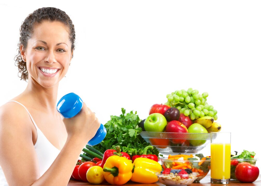 Productos para una nutrición adecuada y pérdida de peso. 
